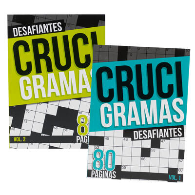 80pg spanish crossword ii puzzle book- assorted -- 48 per case