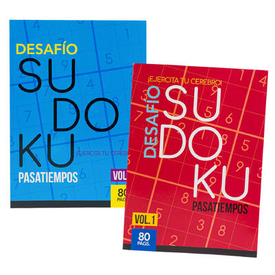 80pg spanish sudoku puzzle book- 2 assortments -- 48 per case