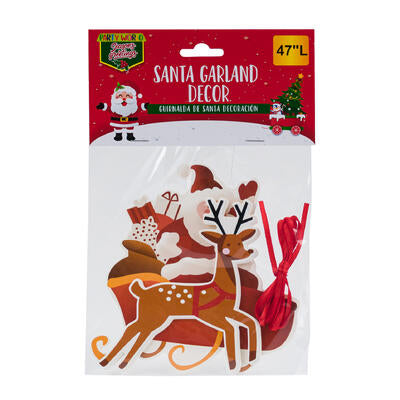 christmas santa harland decor- 47 l -- 48 per case