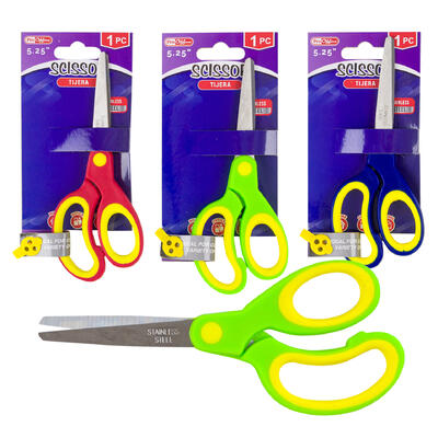 proffice 2- tone scissors w plastic handle- 5.25 - -- 48 per case