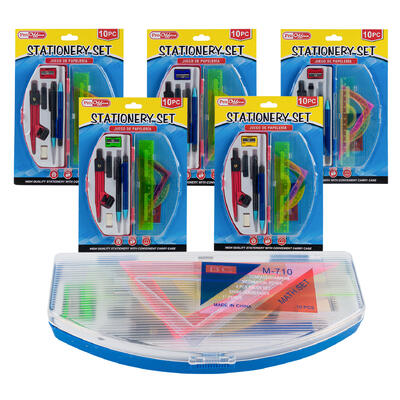 proffice 10pc stationery set w case -- 48 per case