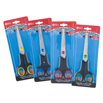 proffice 2- tone scissors w plastic handle- 7 - 4 -- 48 per case