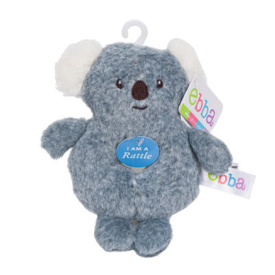 cuddle quinny koala plush w rattle- 6 -- 24 per case