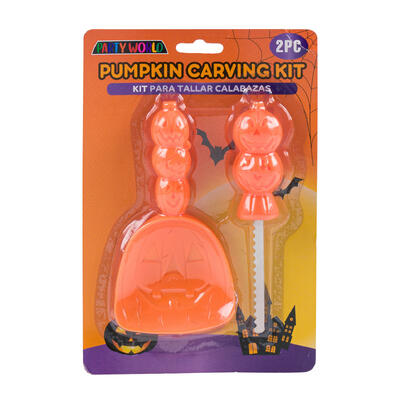 halloween 2pc pumpkin carving kit- 5 -- 48 per case