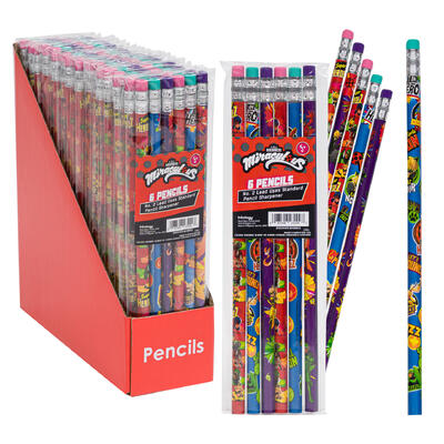 miraculous 6ct pencil -- 24 per case