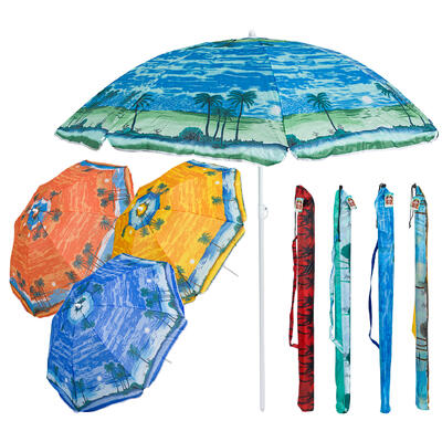 beach umbrella- 70 - 4 assorted designs -- 12 per case