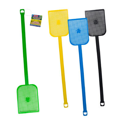 flyswatter 1pc plastic 4asst -- 48 per case