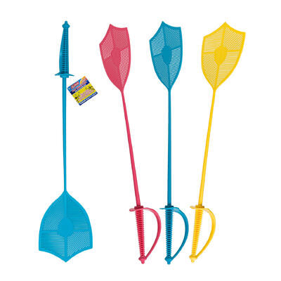 flyswatter 1pc plastic 3asst -- 48 per case