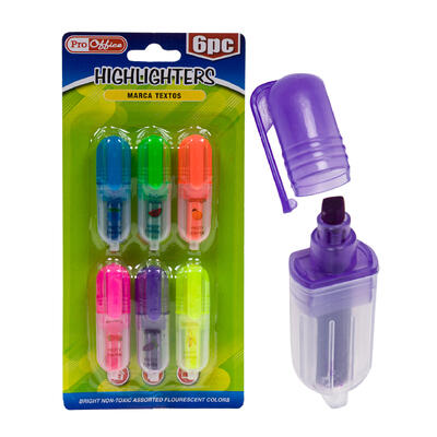 highlighter marker 6pc2 w fruit -- 48 per case