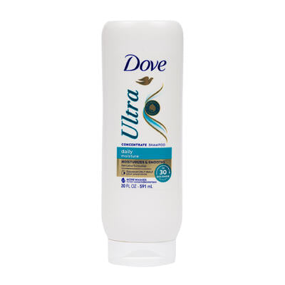 dove daily moisture shampoo- 20oz -- 8 per case