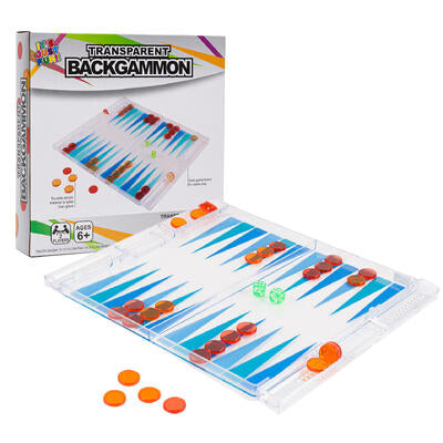 board game backgammon transpar -- 12 per case