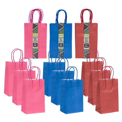 kraft gift bag 3pc small every -- 48 per case