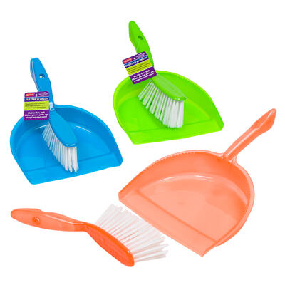 dustpan 2pc 23 w brush plstc 3 -- 24 per case