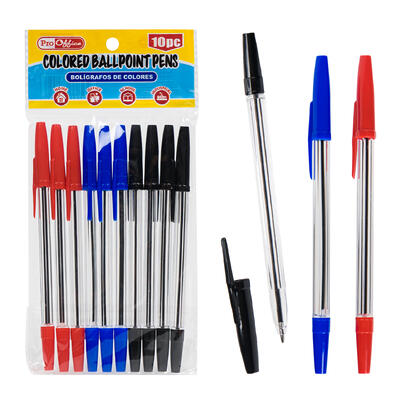 ballpoint pen 10pc asstd -- 72 per case