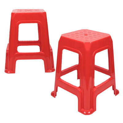 stool 11 l x19 h red -- 24 per case