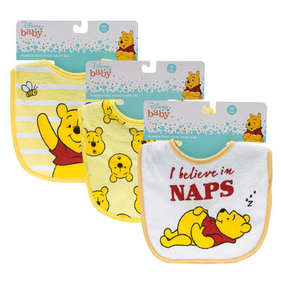 bib winnie the pooh 3asst -- 48 per case