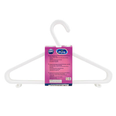 hangers 10pc kids white -- 36 per case