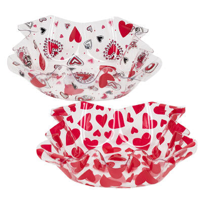 serving bowl 8.6 hearts plstc -- 36 per case