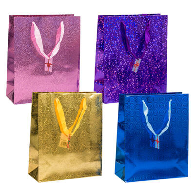 gift bag med hologram design -- 72 per case