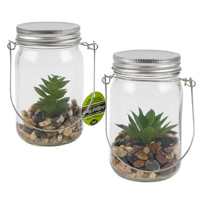 artificial plant 5 succulent -- 24 per case