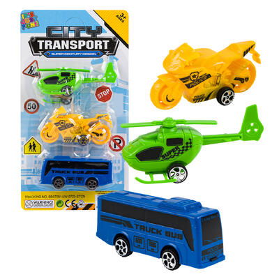 vehicle 3pk city transport -- 36 per case