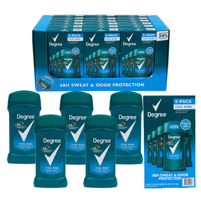 deodorant 2.7oz 5pk degree co -- 18 per case