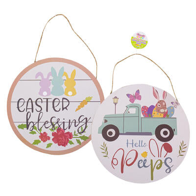 easter hanging decor 12 rnd ea -- 12 per case