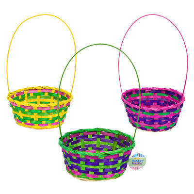 basket 7.8 bamboo multicolor 3 -- 36 per case