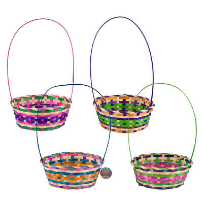 basket 10.2 bamboo multicolor -- 36 per case