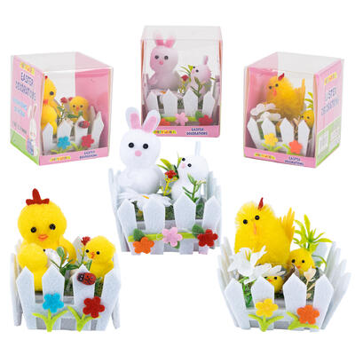 easter decor set 2.3 bunny chi -- 36 per case