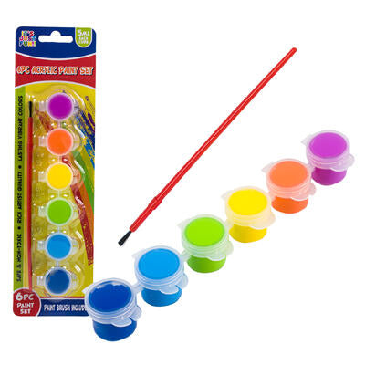 paint set 6ctwater color w bru -- 48 per case