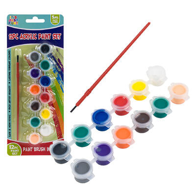 paint set 12ctwater color w br -- 48 per case