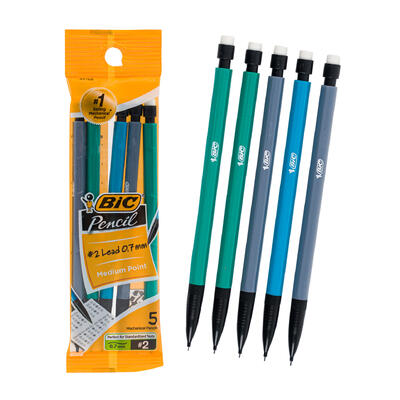 pencil 5pk 0.7mm bicmatic -- 36 per case