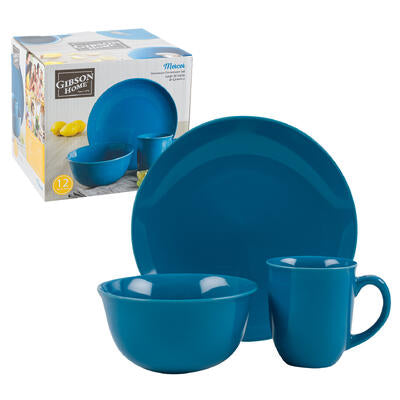 dinnerware 12pcblue rnd gh mer -- 2 per case