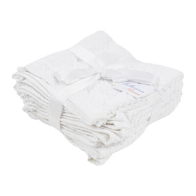 wash cloth 6pk white -- 54 per case