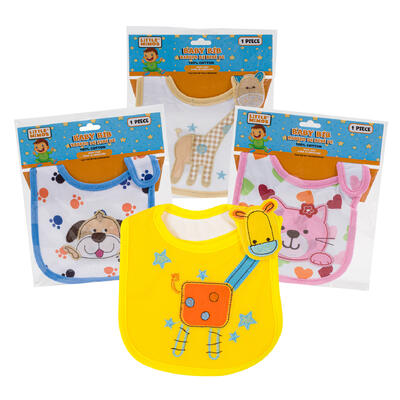 bib 13 l 1pc embrd giraffe dog -- 48 per case