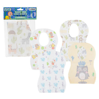 bib 14 l 5pc printed animals a -- 48 per case