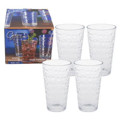 tumbler set 4pc16oz glas sw sqr -- 6 per case