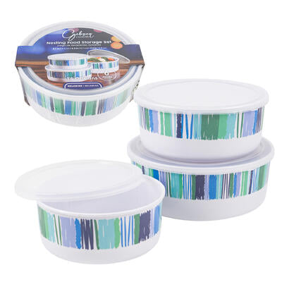 storage bowl set 3pcblue wh tw -- 4 per case