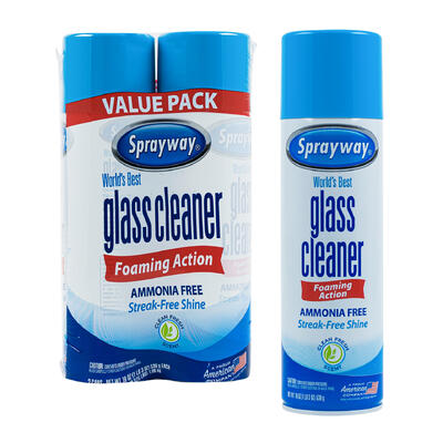 glass cleaner spray 38 oz 2pk -- 4 per case