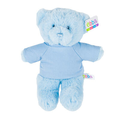 plush 11 t-shirt bear blue -- 24 per case