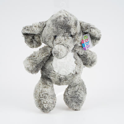 plush 12 elephant gray -- 12 per case