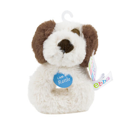 plush 5.5 hugeez pooch rattle -- 24 per case