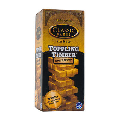 game 39pc wood toppling timber -- 6 per case