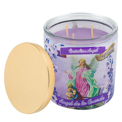 candle 14oz guardian angel -- 6 per case