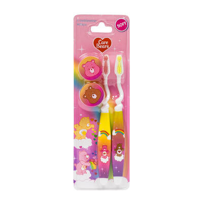 toothbrush 2 pk care bear soft -- 24 per case