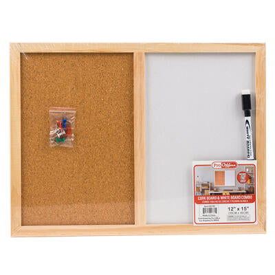 cork white board 11.8 x15.7 co -- 24 per case