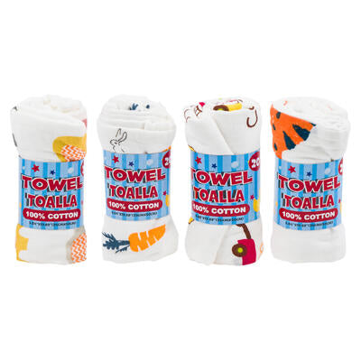 towel 20 l 1pc 4ast clrs -- 48 per case