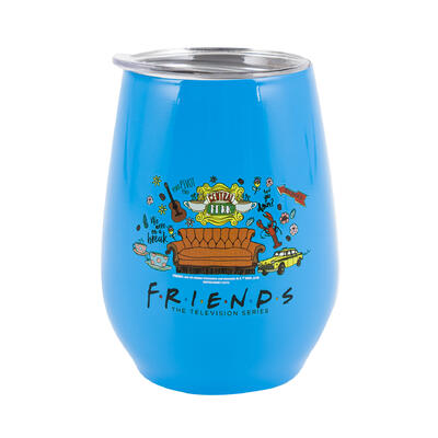 tumbler 10oz w lid s.s.friends -- 4 per box