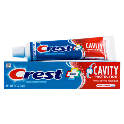 toothpaste 2.4oz cavity crest -- 24 per case